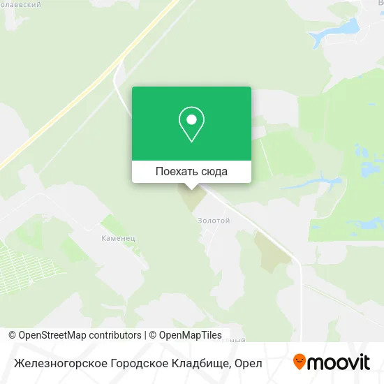 Карта Железногорское Городское Кладбище