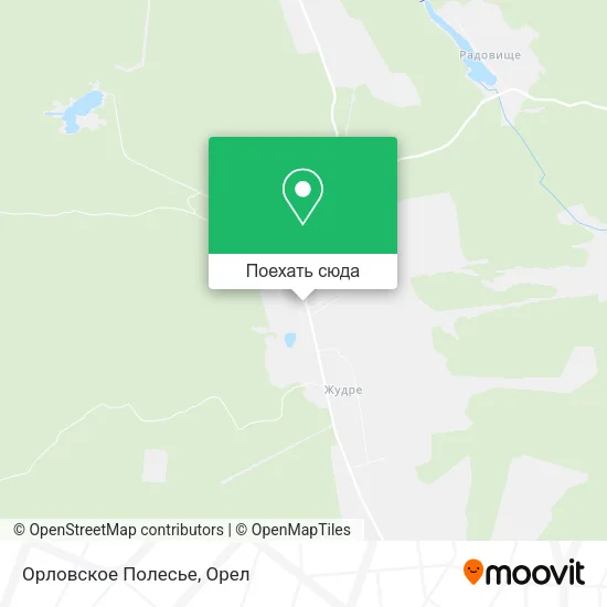 Карта Орловское Полесье