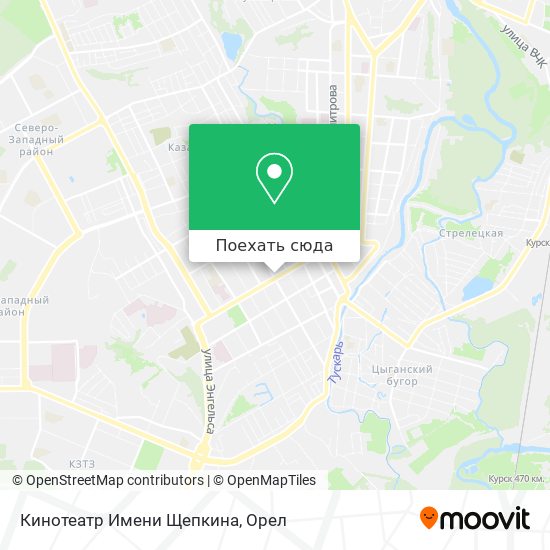 Карта Кинотеатр Имени Щепкина