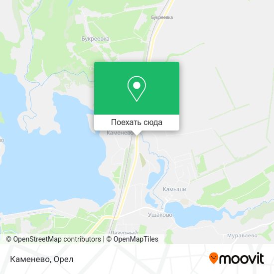 Карта Каменево