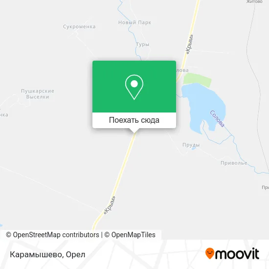 Карта Карамышево