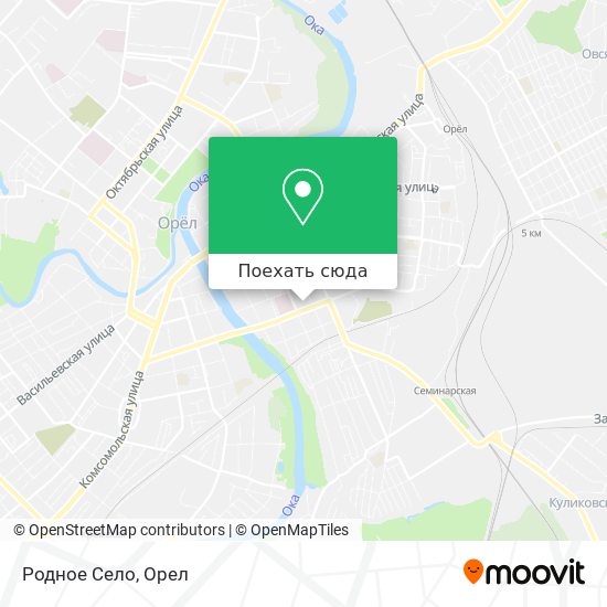 Карта Родное Село