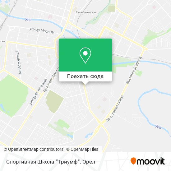 Карта Спортивная Школа ""Триумф""