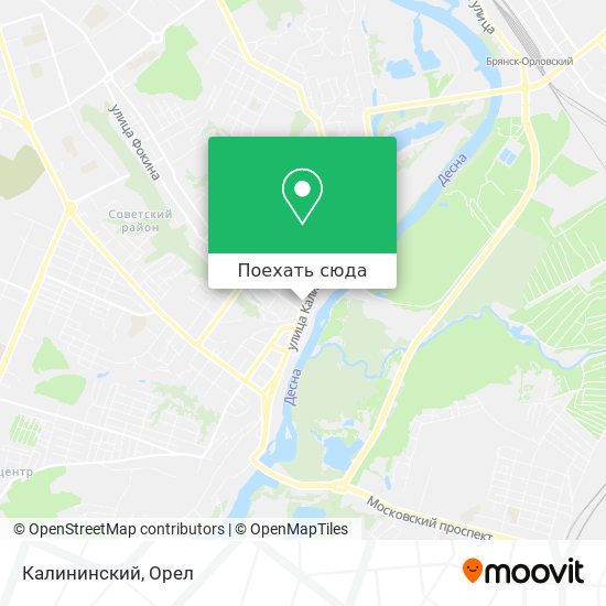 Карта Калининский