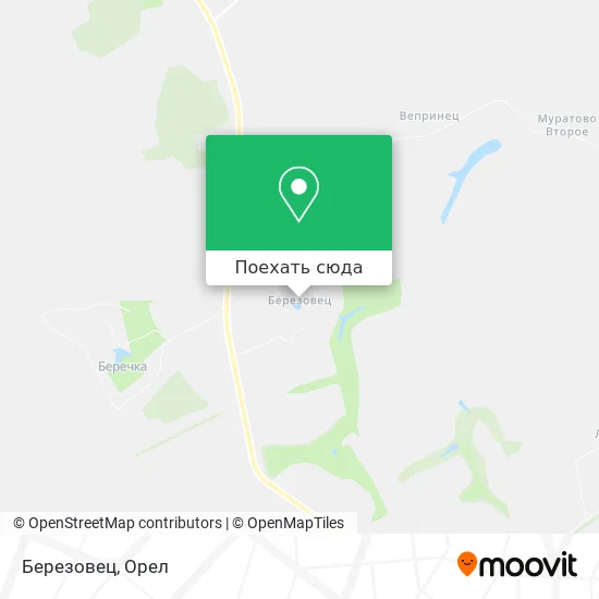 Карта Березовец