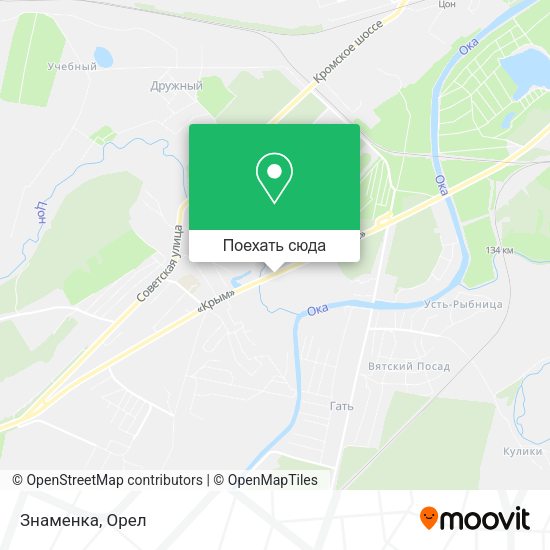 Карта Знаменка