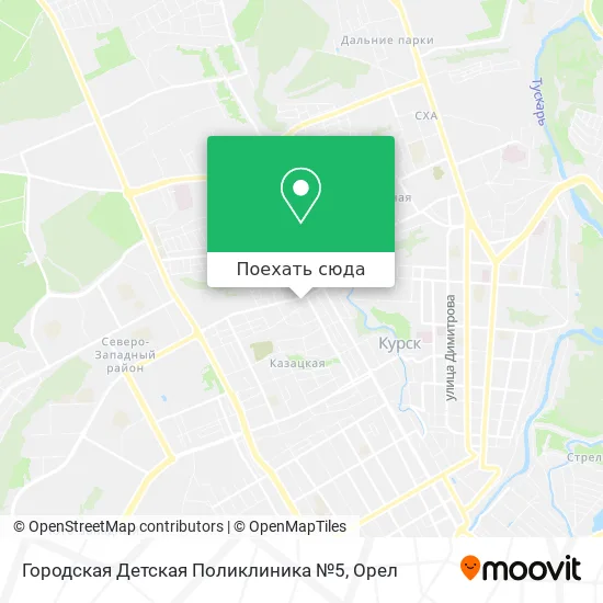 Карта Городская Детская Поликлиника №5