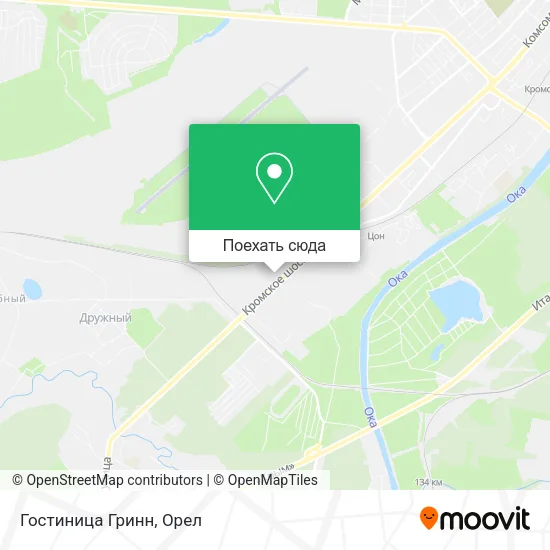 Карта Гостиница Гринн
