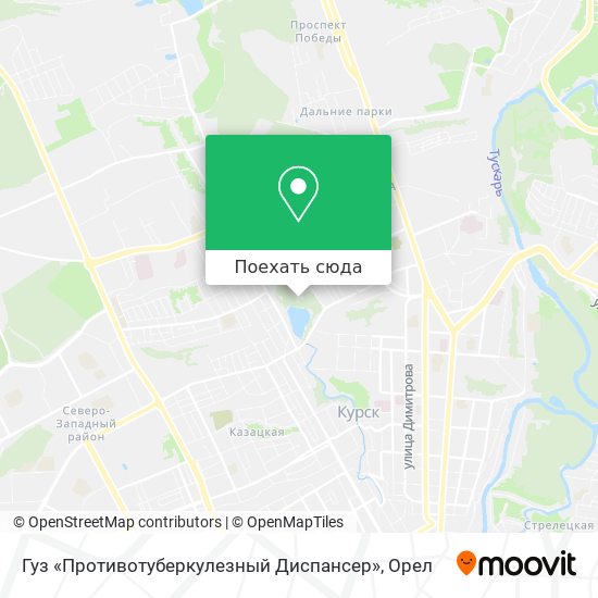 Карта Гуз «Противотуберкулезный Диспансер»