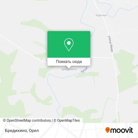 Карта Бредихино
