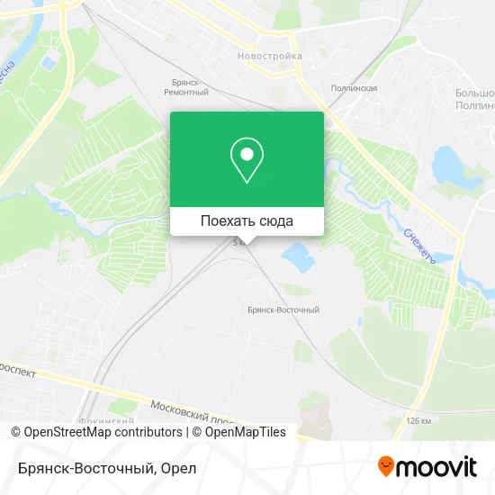 Карта Брянск-Восточный
