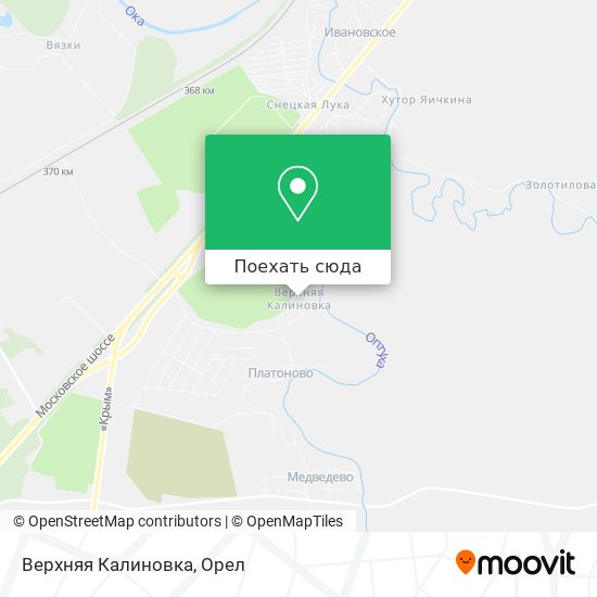 Карта Верхняя Калиновка