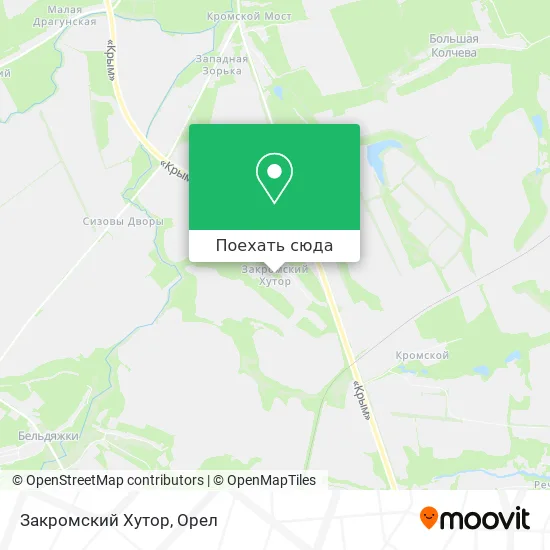 Карта Закромский Хутор