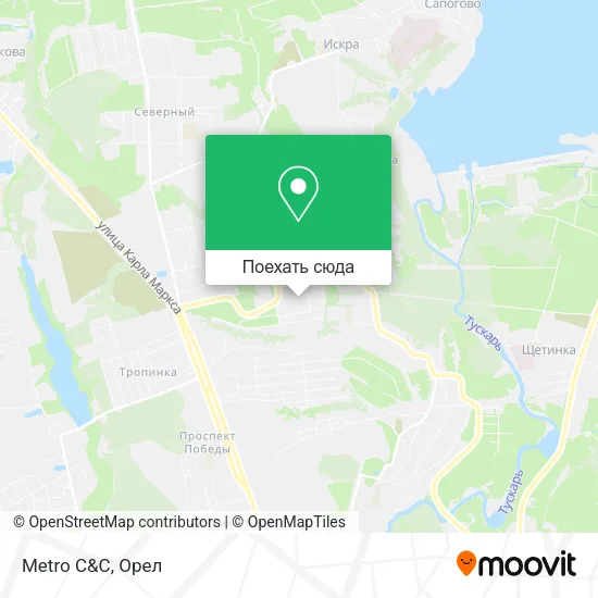 Карта Metro C&C