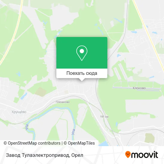 Карта Завод Тулаэлектропривод