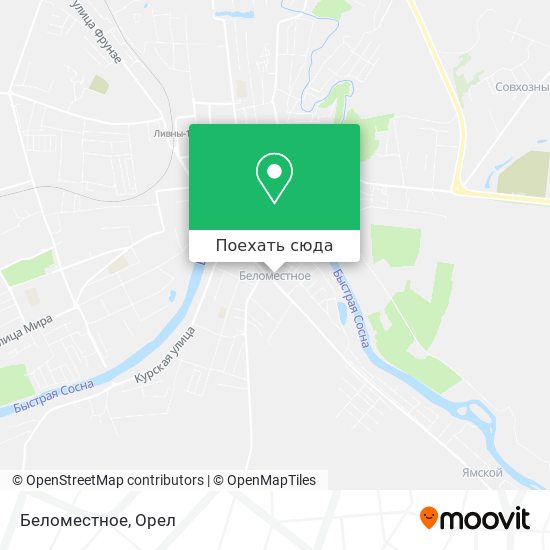 Карта Беломестное