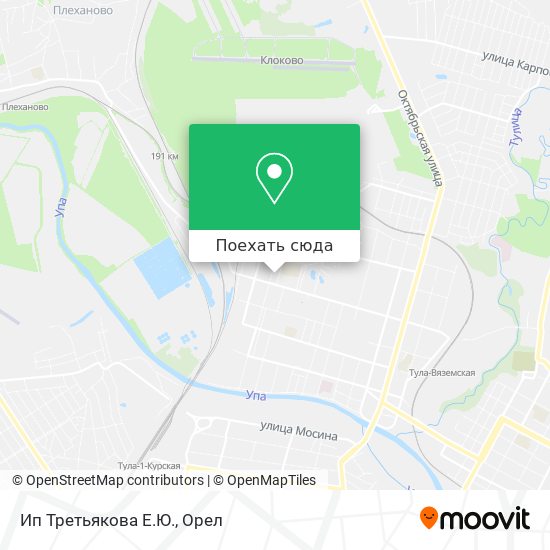 Карта Ип Третьякова Е.Ю.