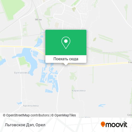 Карта Льговское Дэп