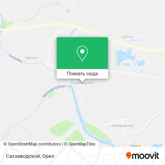Карта Сахзаводской