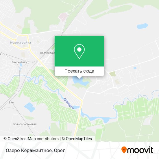 Карта Озеро Керамзитное