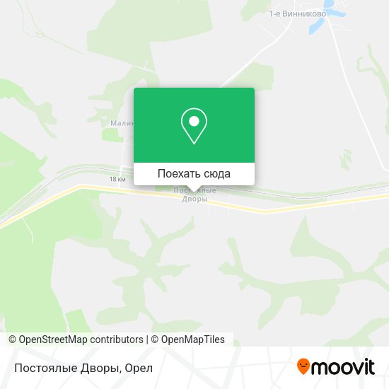 Карта Постоялые Дворы