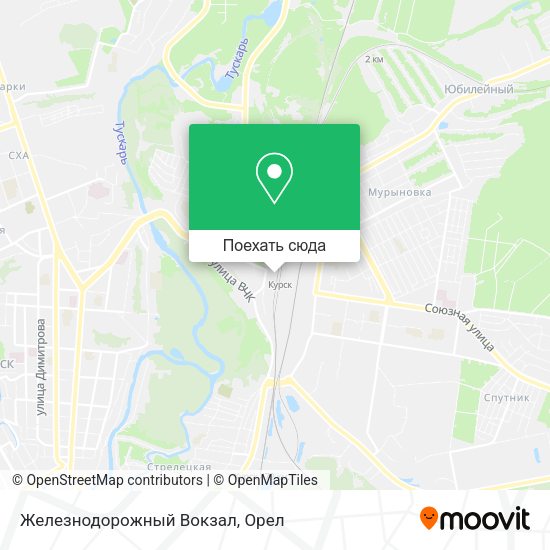 Карта Железнодорожный Вокзал