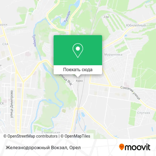 Карта Железнодорожный Вокзал