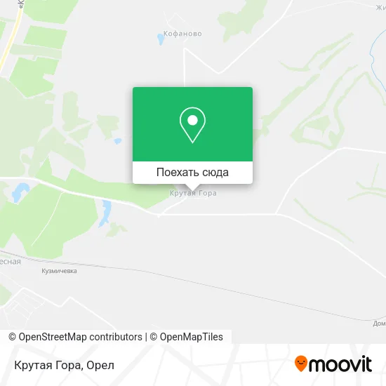 Карта Крутая Гора