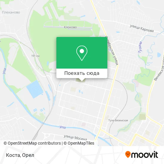 Карта Коста