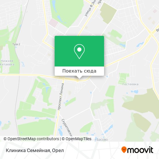 Карта Клиника Семейная