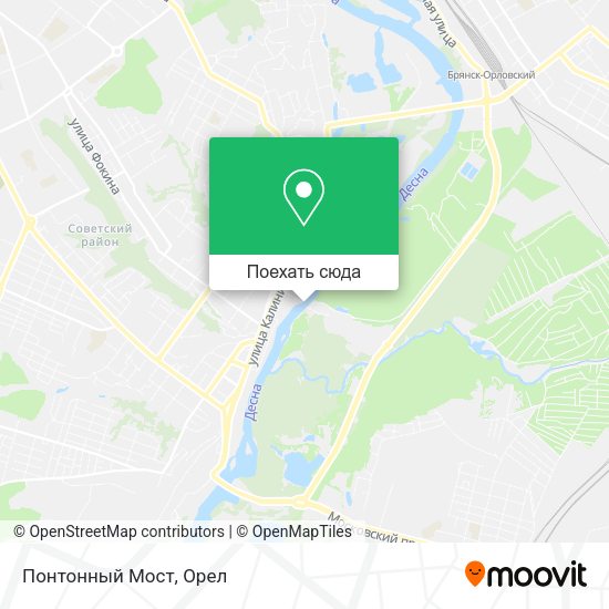 Карта Понтонный Мост