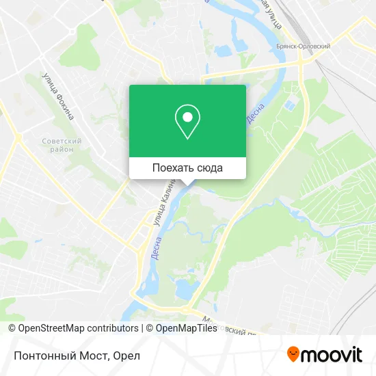 Карта Понтонный Мост