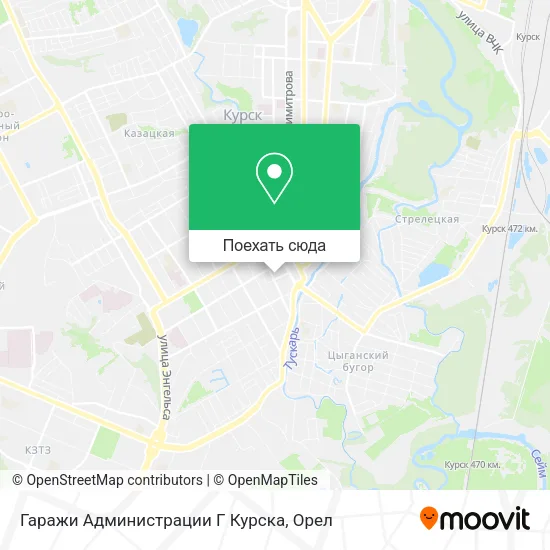 Карта Гаражи Администрации Г Курска
