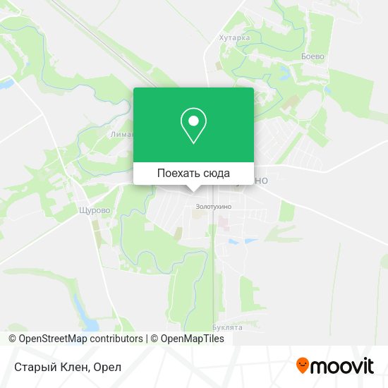 Карта Старый Клен