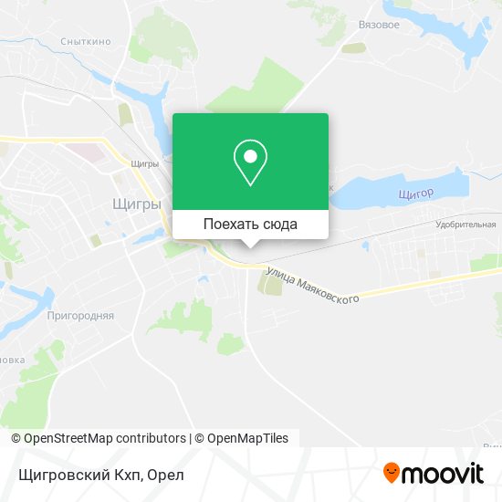 Карта Щигровский Кхп