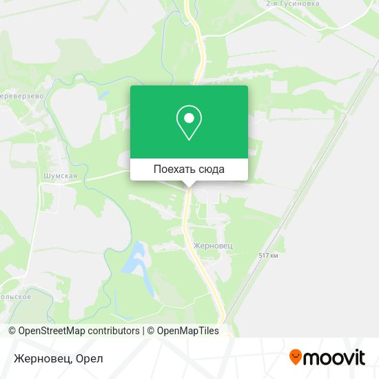 Карта Жерновец
