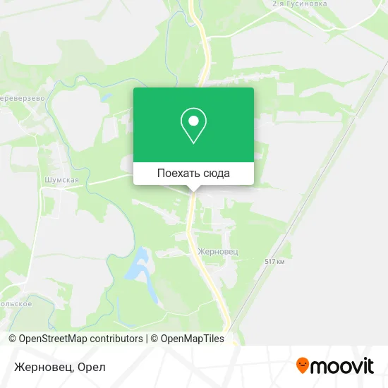Карта Жерновец