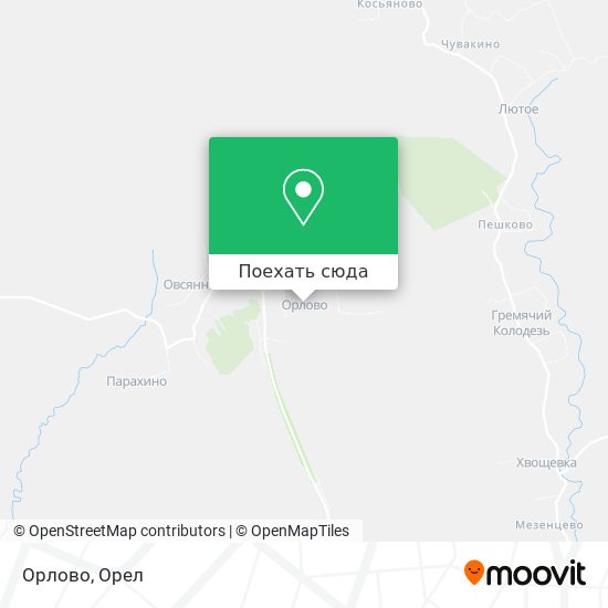 Карта Орлово