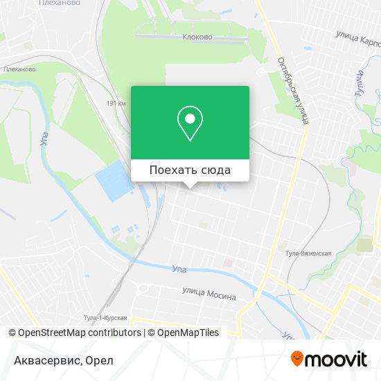 Карта Аквасервис