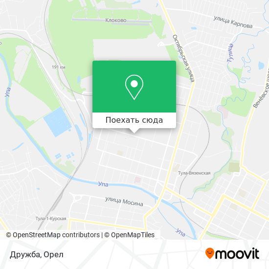 Карта Дружба