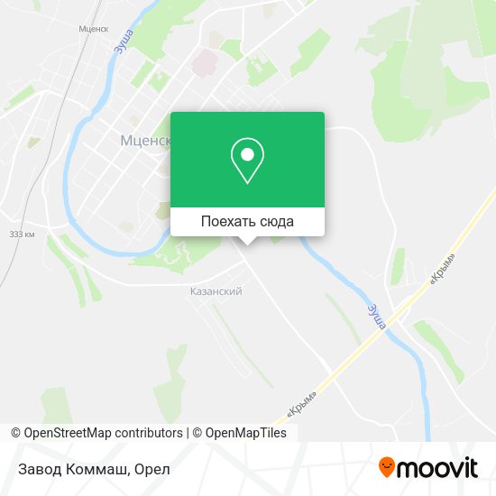 Карта Завод Коммаш