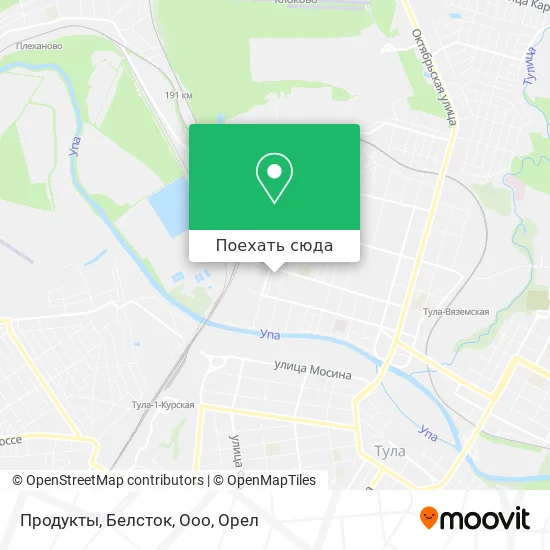 Карта Продукты, Белсток, Ооо