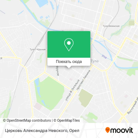 Карта Церковь Александра Невского