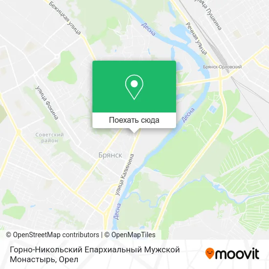 Карта Горно-Никольский Епархиальный Мужской Монастырь