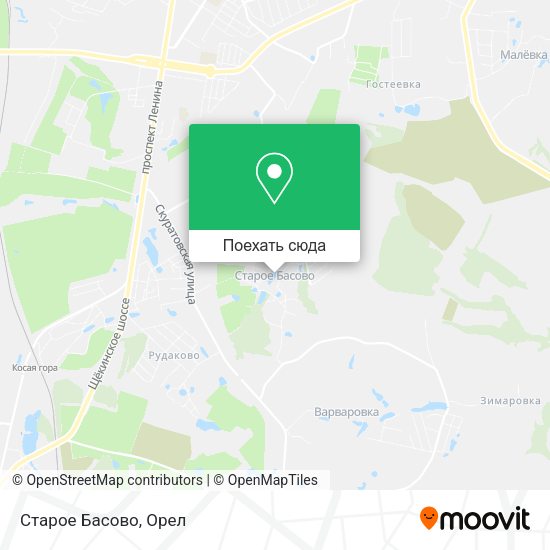 Карта Старое Басово