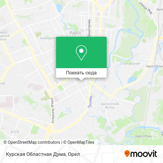 Карта Курская Областная Дума