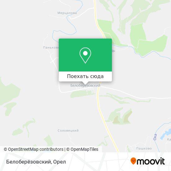 Карта Белоберёзовский