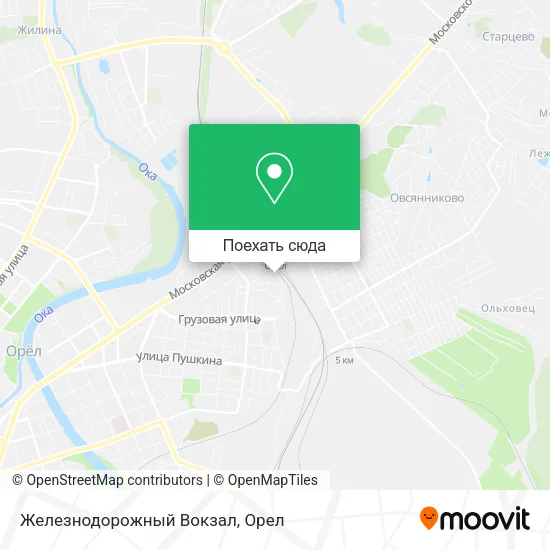 Карта Железнодорожный Вокзал