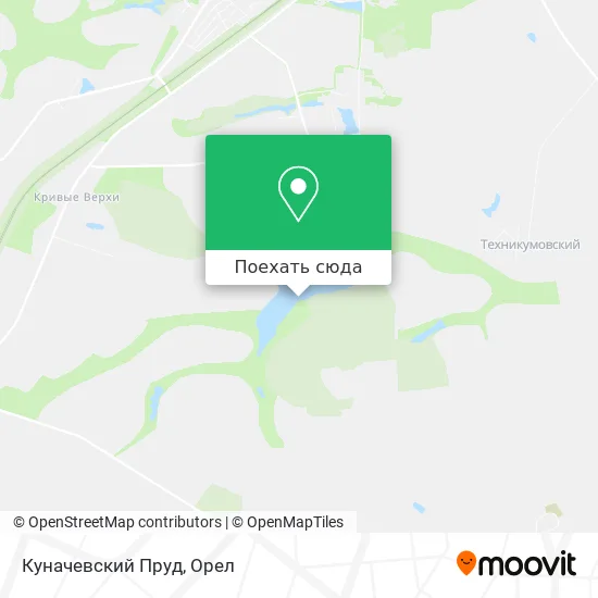 Карта Куначевский Пруд
