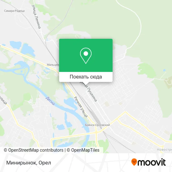 Карта Минирынок